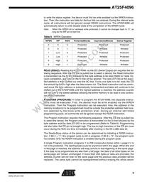 AT25F4096W-10SU-2.7 Datasheet Page 9