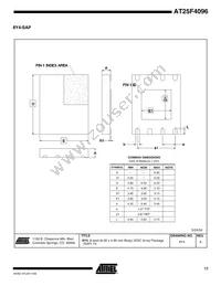 AT25F4096W-10SU-2.7 Datasheet Page 17