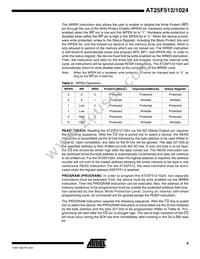 AT25F512N-10SI-2.7 Datasheet Page 9