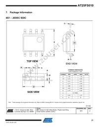 AT25FS010Y7-YH27-T Datasheet Page 21