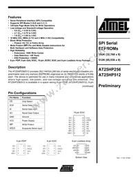 AT25HP256W-10SI Datasheet Cover