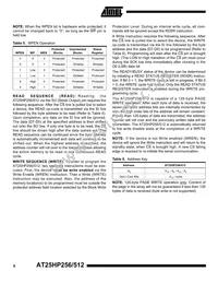 AT25HP256W-10SI Datasheet Page 8