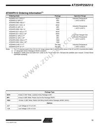 AT25HP512W210SU2.7 Datasheet Page 15