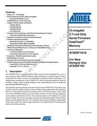 AT26DF161A-MU Datasheet Cover