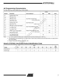 AT27C010-45TU Datasheet Page 7