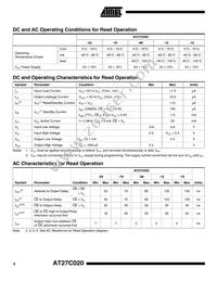 AT27C020-55TU Datasheet Page 4