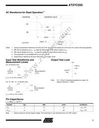 AT27C020-55TU Datasheet Page 5