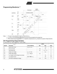 AT27C020-55TU Datasheet Page 6