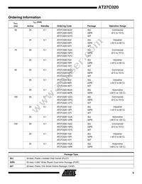 AT27C020-55TU Datasheet Page 9