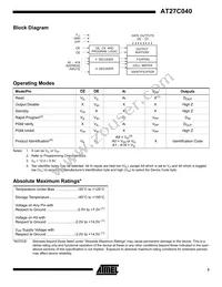 AT27C040-90RI Datasheet Page 3