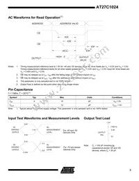 AT27C1024-90VI Datasheet Page 5