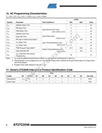 AT27C2048-55PU Datasheet Page 8