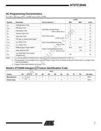 AT27C2048-90VI Datasheet Page 7