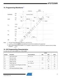 AT27C256R-70TU Datasheet Page 7