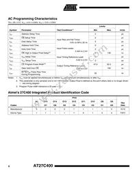 AT27C400-90PC Datasheet Page 8