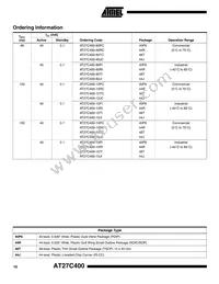 AT27C400-90PC Datasheet Page 10