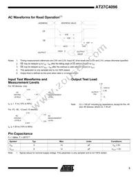 AT27C4096-90VI Datasheet Page 5