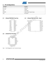 AT27C512R-70TU Datasheet Page 2