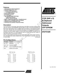 AT27C520-90SC Datasheet Cover