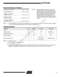 AT27C520-90SC Datasheet Page 3