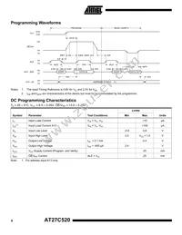 AT27C520-90SC Datasheet Page 6