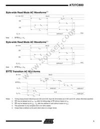 AT27C800-12RC Datasheet Page 5