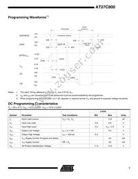 AT27C800-12RC Datasheet Page 7