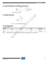 AT27LV020A-12TU Datasheet Page 7