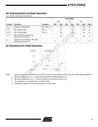 AT27LV020A-90VC Datasheet Page 5