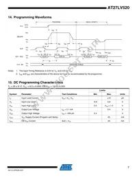 AT27LV520-70XU Datasheet Page 7