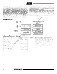 AT28BV16-30TI Datasheet Page 2