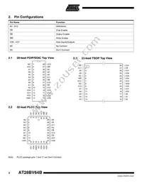 AT28BV64B-25SU Datasheet Page 2