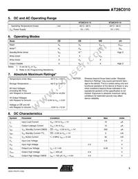 AT28C010E-15PU Datasheet Page 5