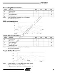 AT28C040-25LI Datasheet Page 9