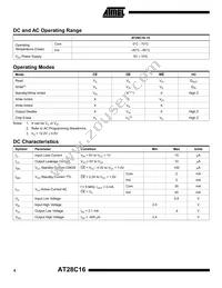 AT28C16E-15SI Datasheet Page 4