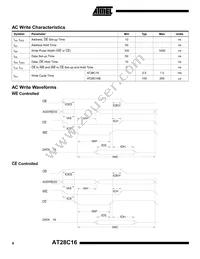 AT28C16E-15SI Datasheet Page 6