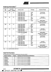 AT28C16E-20SI Datasheet Page 8