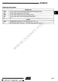 AT28C16E-20SI Datasheet Page 9