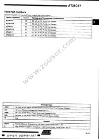 AT28C17E-20SI Datasheet Page 9