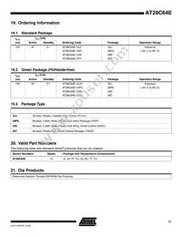 AT28C64E-12JU Datasheet Page 11