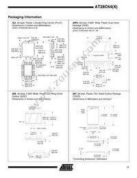 AT28C64X-25SI Datasheet Page 11