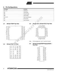 AT28HC256F-70PI Datasheet Page 2