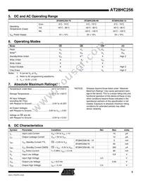 AT28HC256F-70PI Datasheet Page 5
