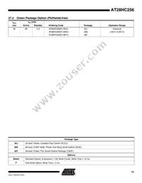 AT28HC256F-70PI Datasheet Page 15