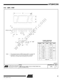 AT28HC256F-70PI Datasheet Page 21