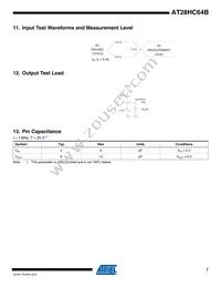 AT28HC64B-90PU Datasheet Page 7