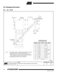 AT28HC64BF-90TU Datasheet Page 14