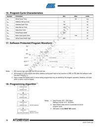 AT29BV020-12JU Datasheet Page 10