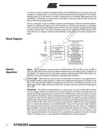AT29C020-70TI Datasheet Page 2