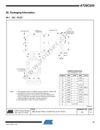 AT29C020-90TU-T Datasheet Page 15